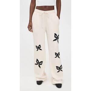NEW LOVESHACKFANCY elma sweatpants in cream
